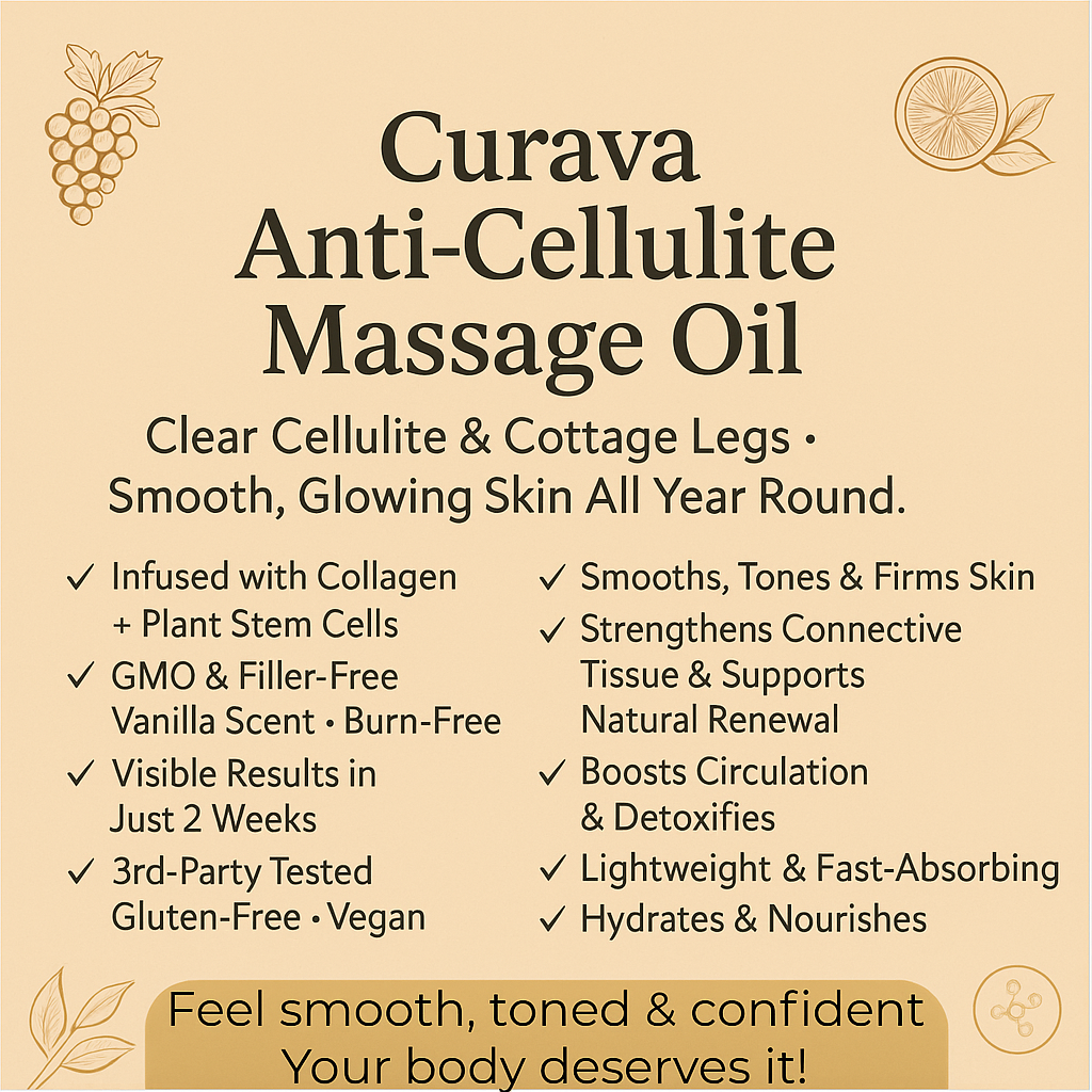 CURAVA™ Anti Cellulite Massage Oil