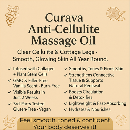 CURAVA™ Anti Cellulite Massage Oil